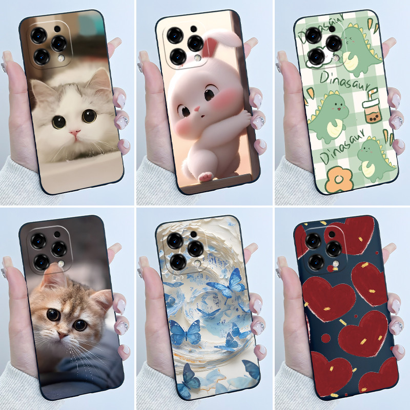 เคสน่ารักสําหรับ DooGee N55/N55 Plus/N55 Pro การพิมพ์เชลล์ฝาครอบป้องกันซิลิโคนอ่อนนุ่มการ์ตูนเคสโทรศ