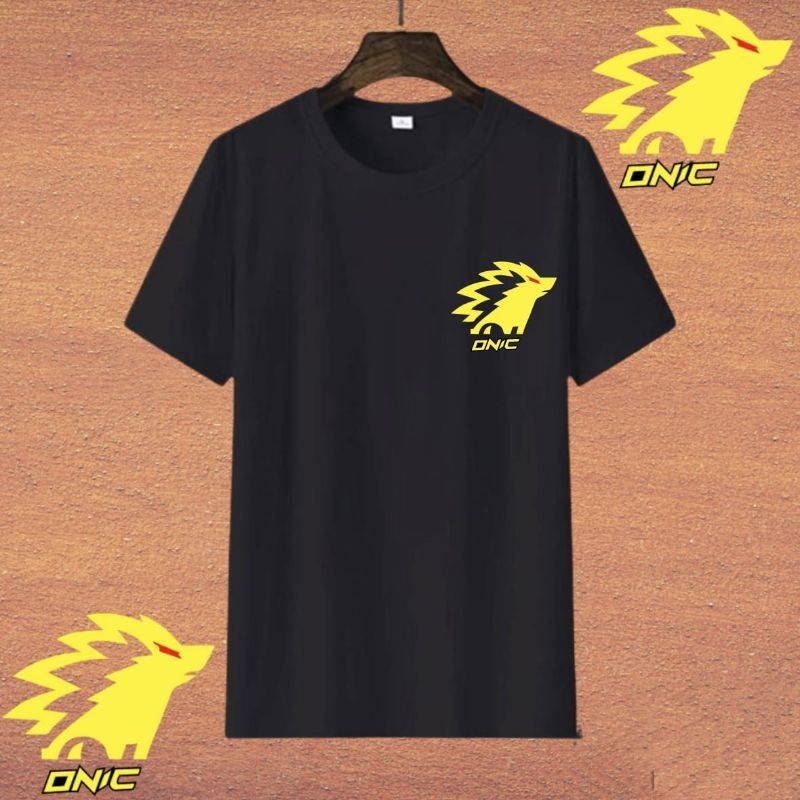 เสื้อยืด UNISEX พิมพ์ลายโลโก้ทีม MLBB (ONIC)
