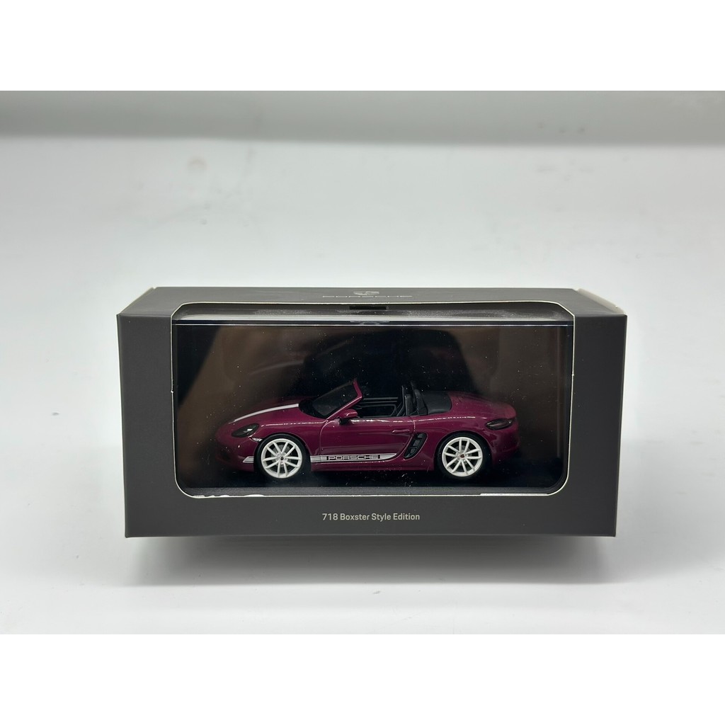 [คลังสินค้าพร้อม] Porsche Porsche 718 Boxster (982) 1: 43 Car Model Limited Edition Brand New Only P