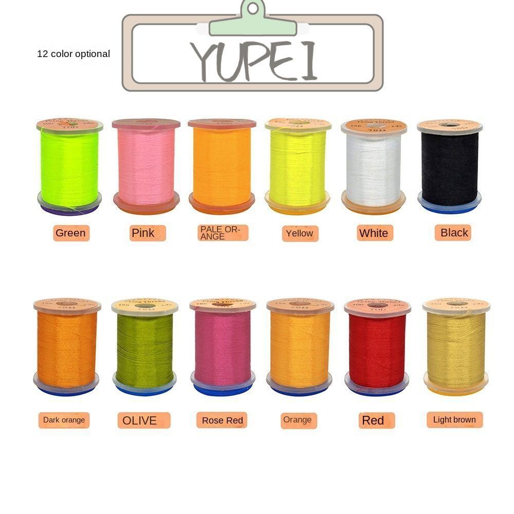 YUPEI Fly Tying Thread line, Thread Spool Premium Fly Fishing Line, Fly Bass Super Strong Fishing Li