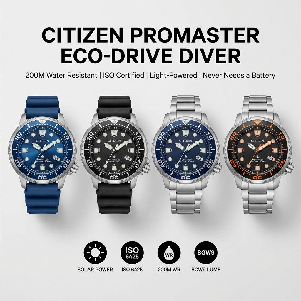 Citizen Promaster Eco-Drive Diver 200M | BN0151 |  Solar Light-Powered Unisex