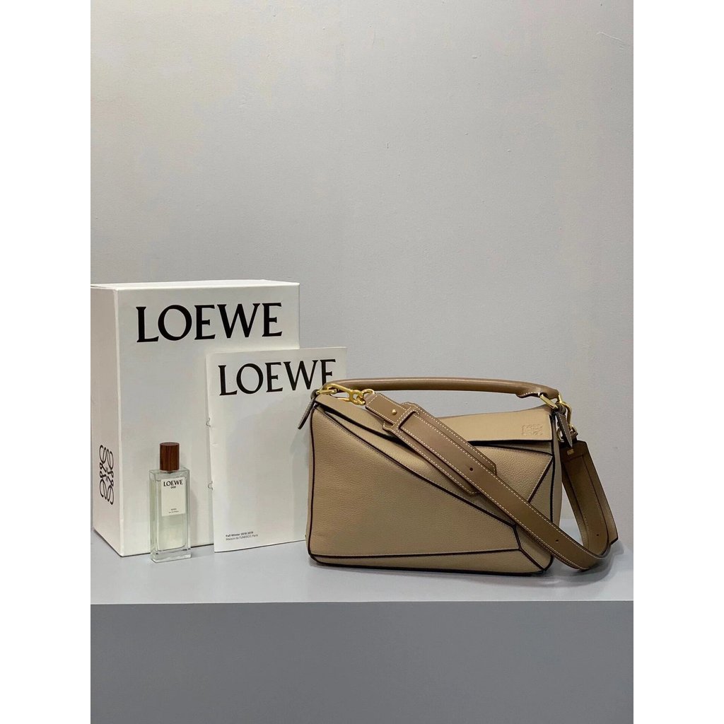 Loeway puzzle Mens Bag Messenger Bag กระเป๋าสะพายไหล่ Messenger Bag