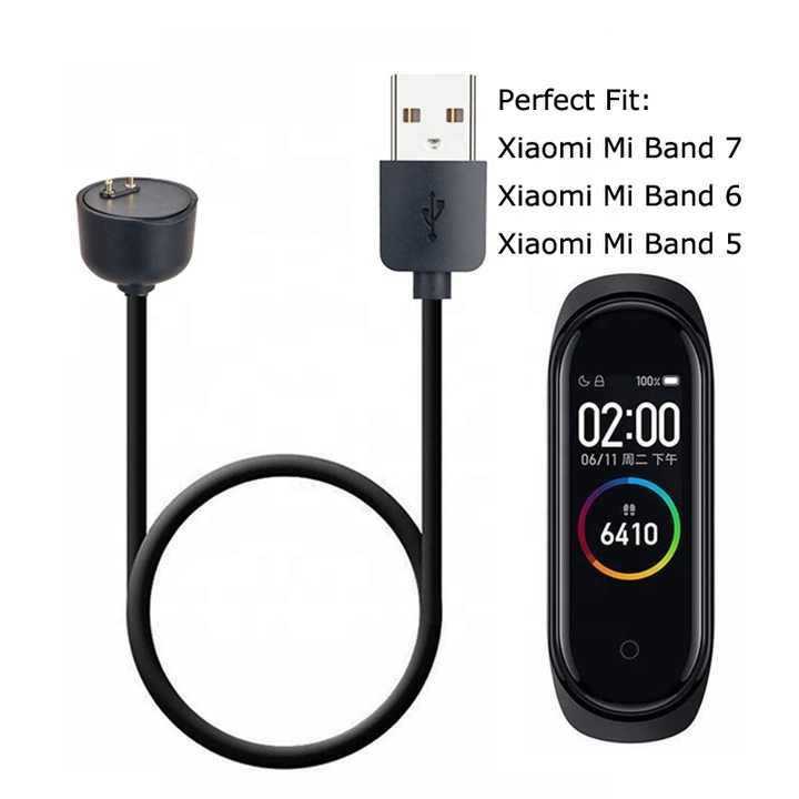 Magnetic Charging USB Cable For XiaoMi Mi Band 5/ 6 /7Charging Adapter Mi Band 5 / Mi Band 6