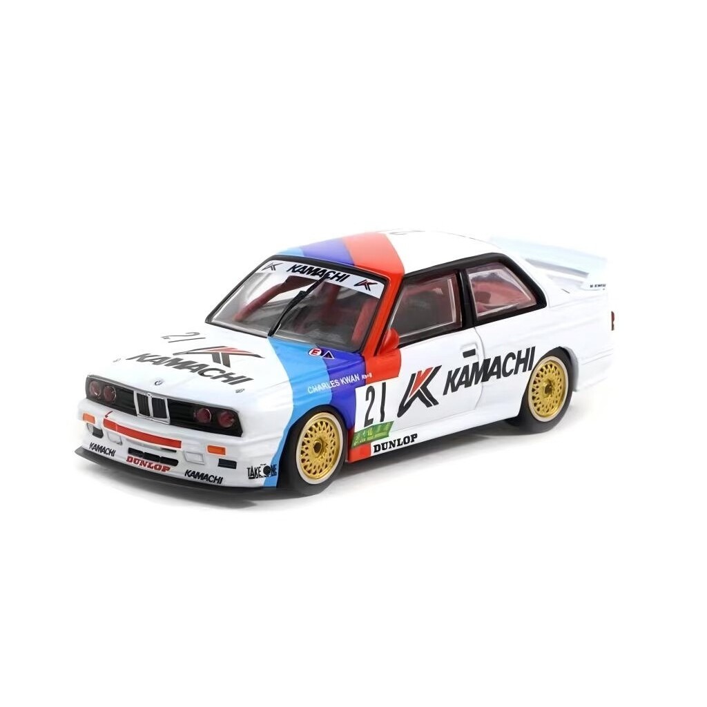 [จํากัดพิมพ์นอก] Tarmac Works & IXO Co-Branded BMW M3 1/64 BMW M3 E30 Macau GT Cup Out-of-Print Rare