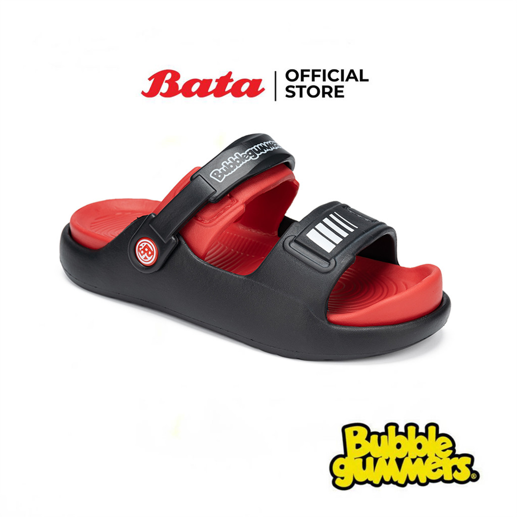 Bata บาจส BBG รองเท้าแตะรัดส้น สำหรับเด็ก รุ่น INDIANA_G126 เด็กผู้หญิง สีชมพู 3311375 เด็กผู้ชาย สีแดง 3316375 ราคา ถูกที่สุด ดีลบีเคเค