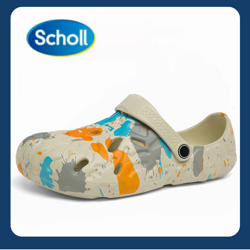 รองเท้าผู้ชาย Scholl รองเท้า Scholl ผู้ชาย Scholl sandal บุรุษสุภาพสตรีรองเท้า รองเท้าส้นแบน รองเท้า