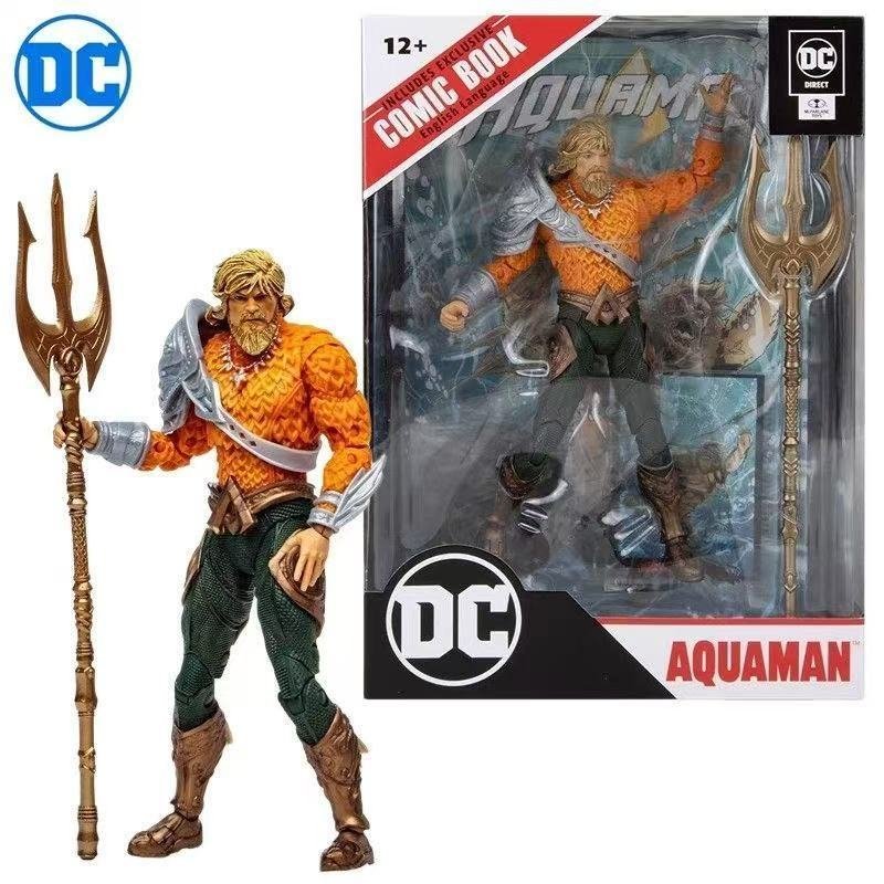 พร้อมสต็อก McFarlane DC Comics page Neptune Set Neptune 23cm Action Figure Figure Model Jewelry