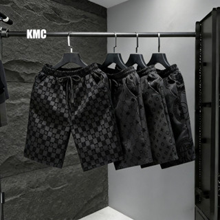 กางเกงขาสั้นสั้นผู้ชาย Flocking สามมิติสไตล์เกาหลี Slim-Fit …