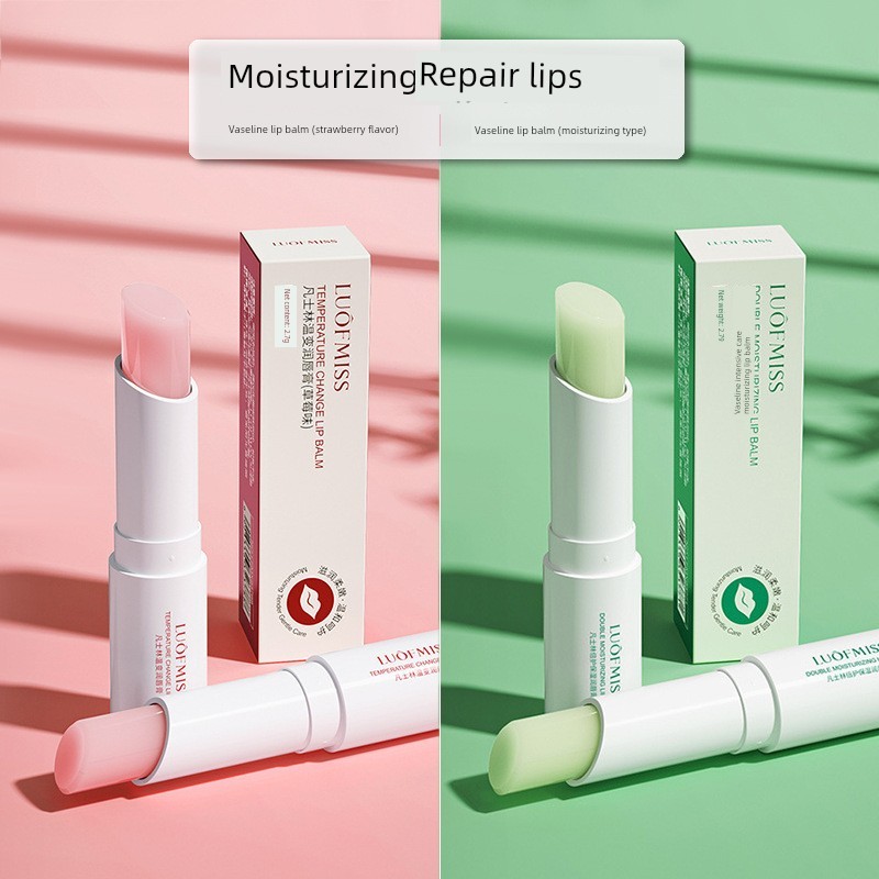 ลิปมัน lipbalm Vaseline Lip Balm หญิง Moisturizing Hydrating Anti-Drying Fade Lip Lines ลิปสติกเปลี่