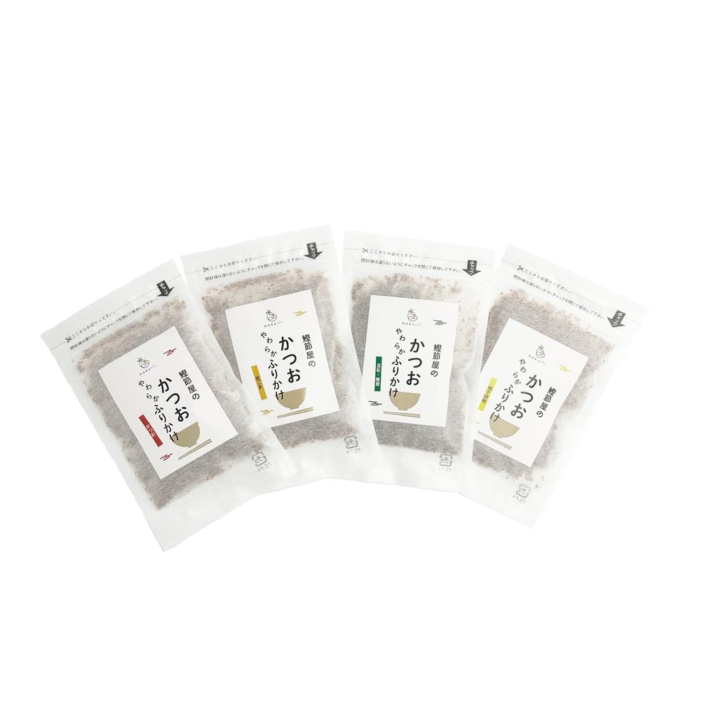 Hokuiru Soft Furikake Set - 40g x 4 Bags, All-Natural Seasoning, Premium Condiment for Kids, Include