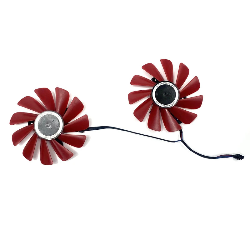 พัดลมระบายความร้อนใหม่สําหรับ XFX RX 560XT 8G Black Wolf Edition กราฟิกการ์ดพัดลมเปลี่ยน 85 มม.4PIN 