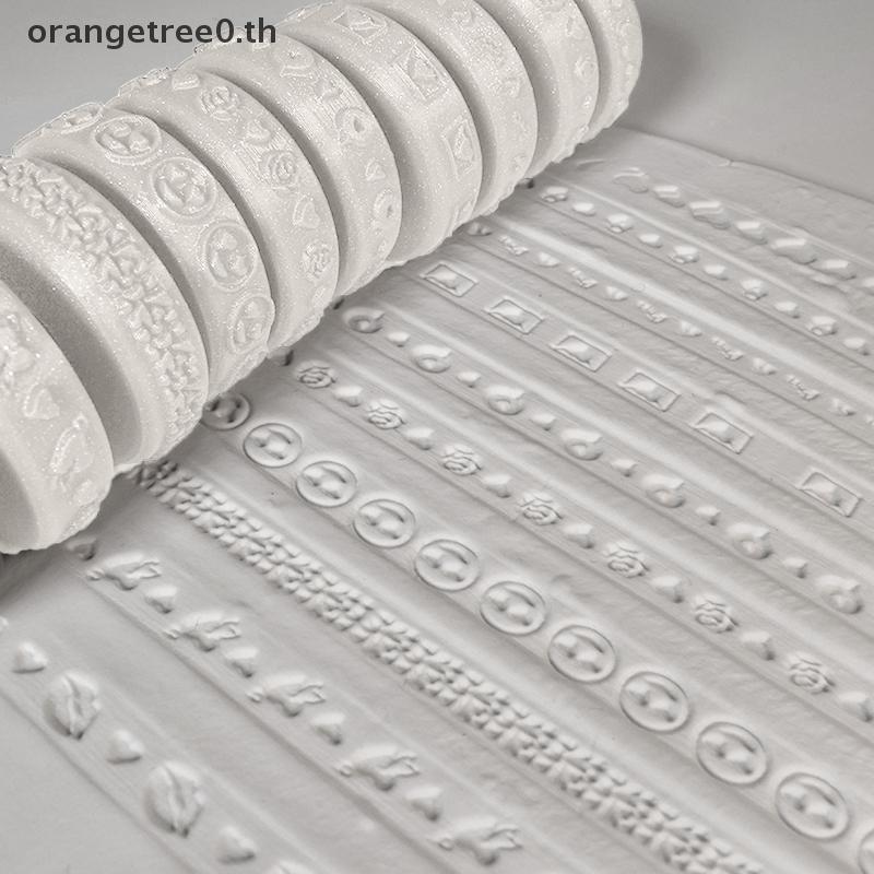 หรือวาเลนไทน์ Love Texture แสตมป์เครื่องมือสําหรับ Clay Art การสร้างแบบจําลองรูปแบบเลื่อนล้อ Clay Te