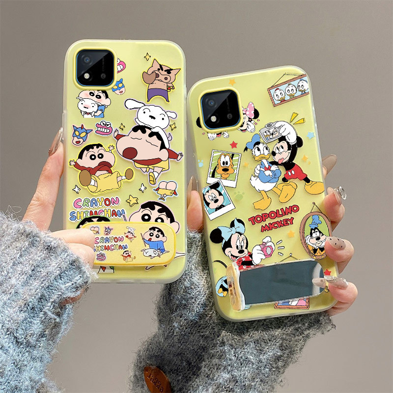 เคส realme c11 2021 เคส realme c20 เคสขายึดกระจกเคสโทรศัพท์