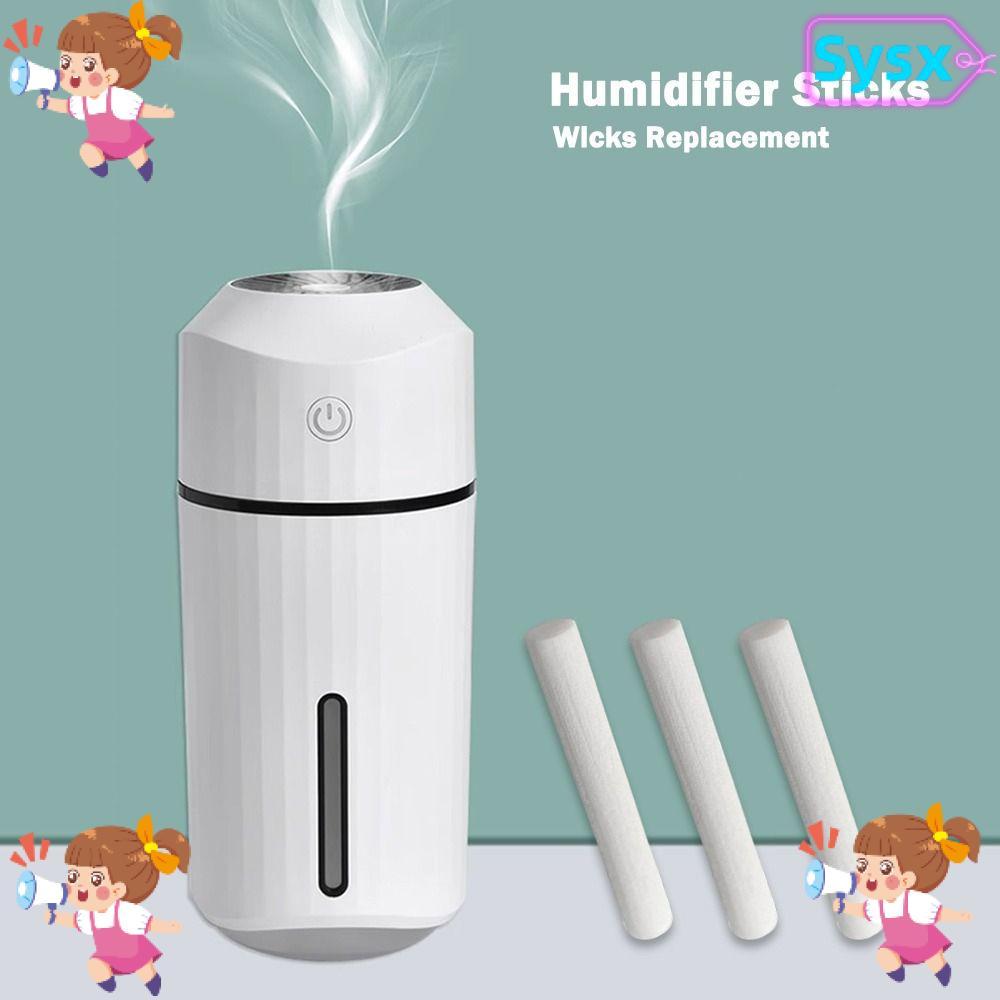 SYSX 50PCS Humidifier Sticks, 8 มม.ขนาดฟองน้ํา Stick Filter Refill Sticks, Maintenance Kit Ultrasoni