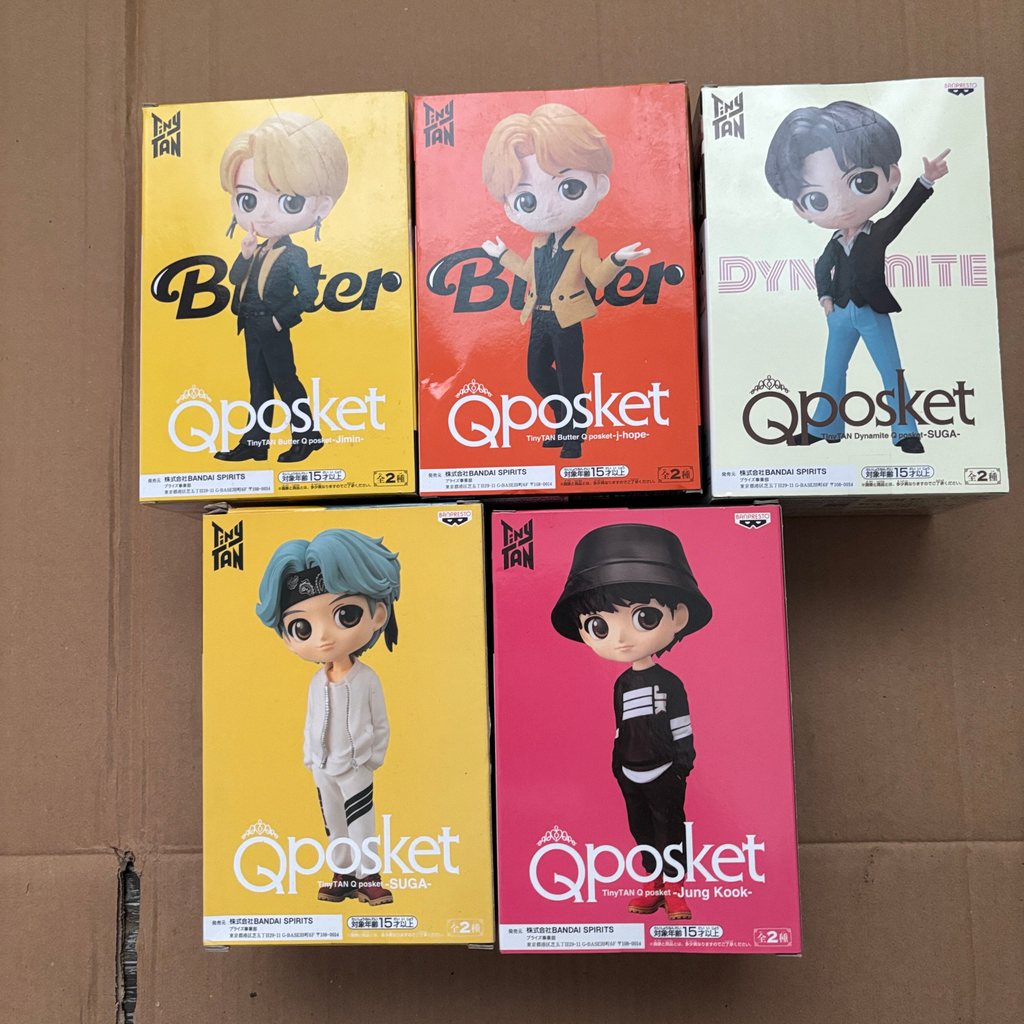 เวอร์ชั่นญี่ปุ่น Bandai Qposket QP BTS SUGA รูปตุ๊กตา