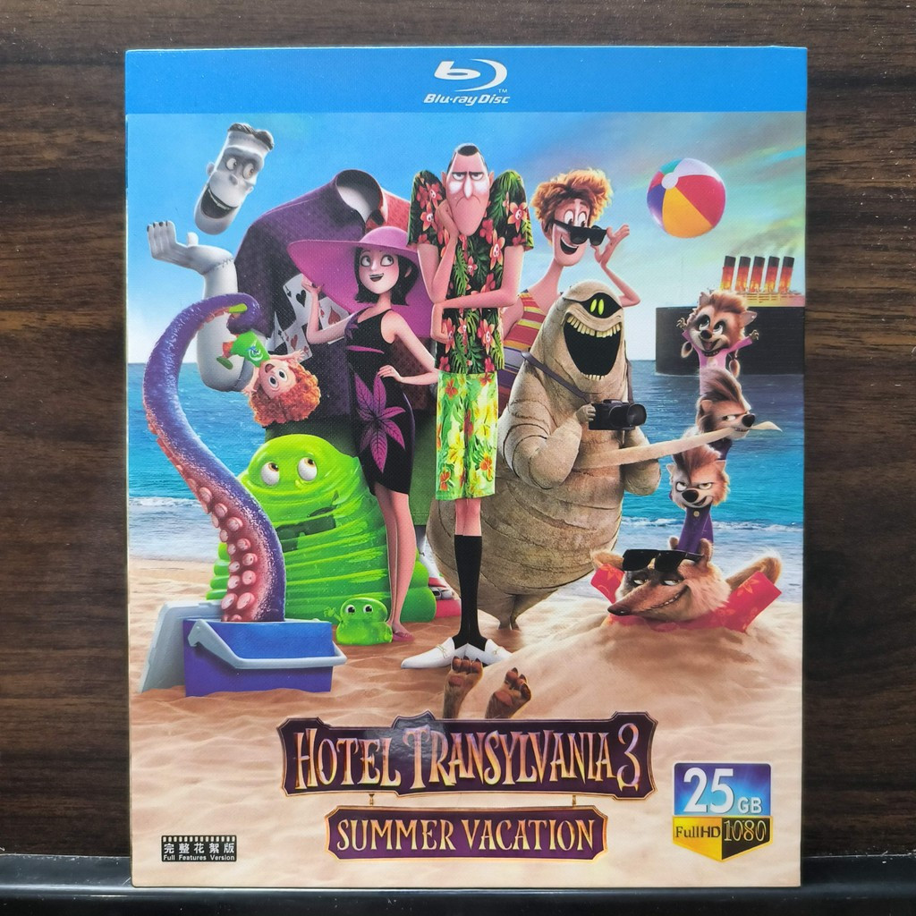 Blu-ray Disc American Animation Hotel Transylvania 3: วันหยุดฤดูร้อน 2018 ภาษาอังกฤษสเปนจีนและไทยยี่