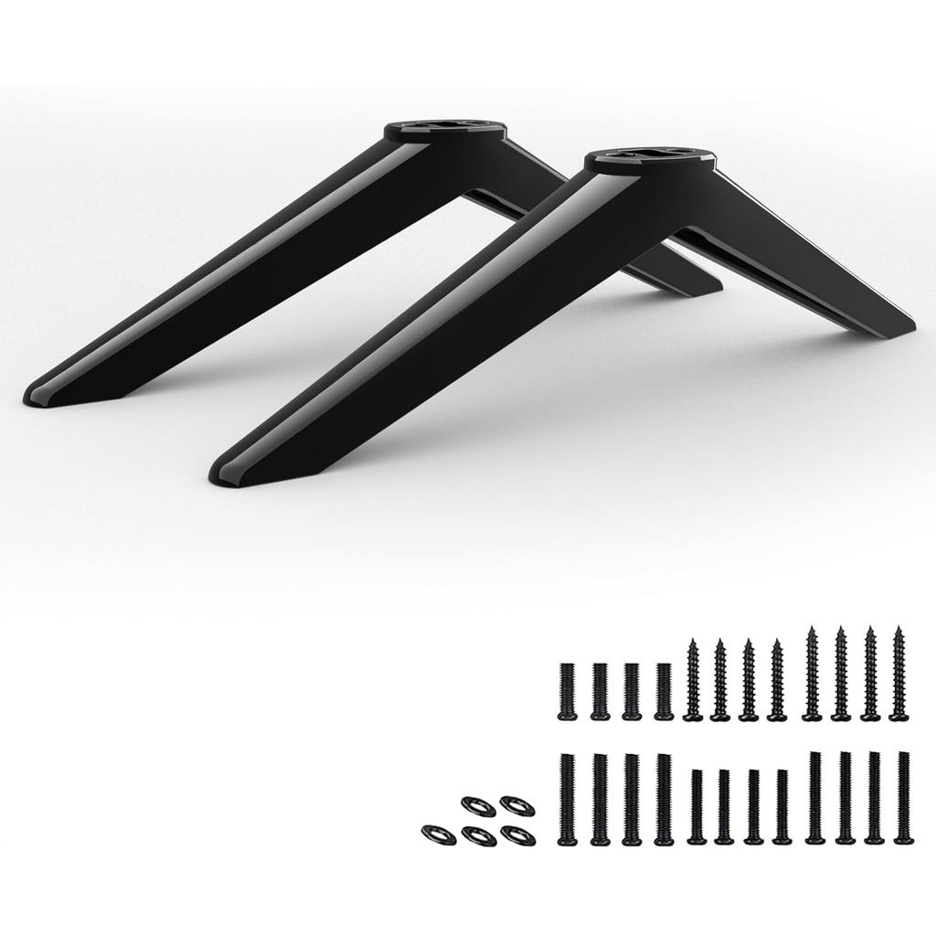 Disheen 43 นิ้ว ขาตั้งทีวีสําหรับ Samsung TV ขา, สําหรับ UN43NU6900F UN43NU6950FXZA 43" Class 4K (21
