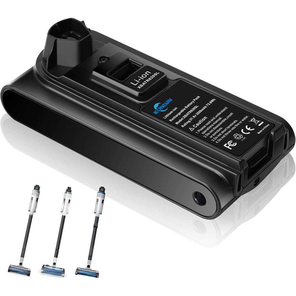 KUNLUN 21.6V XBATR620SL แบตเตอรี่สําหรับ Shark Stratos สูญญากาศ IZ540H IZ562H UZ565H LZ500, เปลี่ยนส