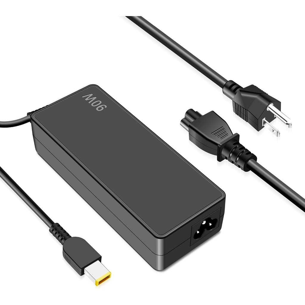 เครื่องชาร์จ 90W เข้ากันได้กับ Lenovo ThinkPad T540p T470p T460p T440p E440 G410 Z510 โยคะ 11s 720-1