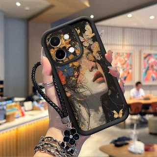 เคสสําหรับ VIVO Y11d เคสโทรศัพท์ซิลิโคนอ่อนนุ่มเทรนด์ภาพสีดํา TYHS