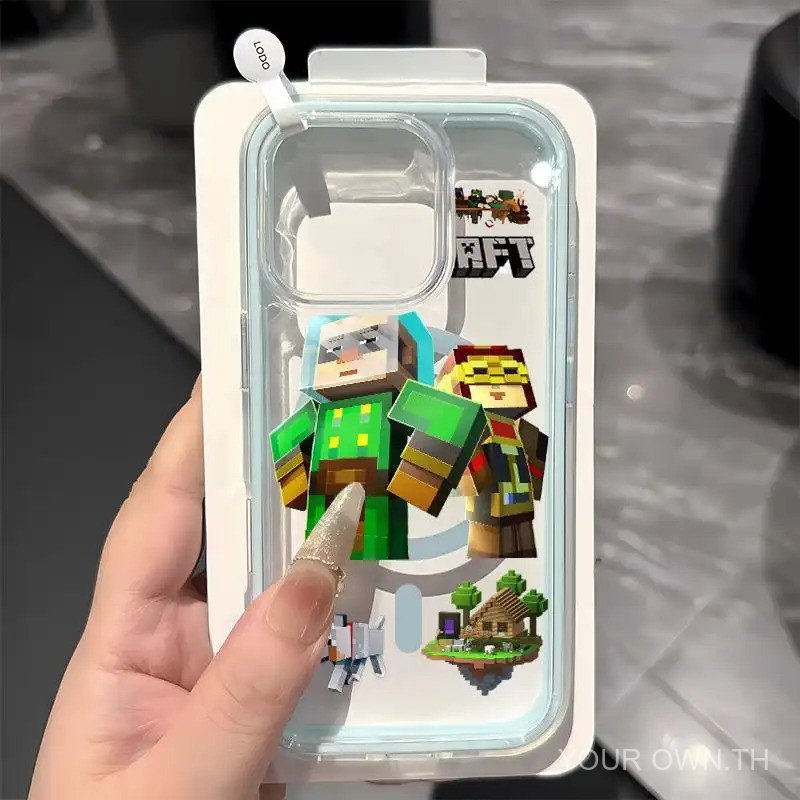 แม่เหล็กโลกของฉันตัวละครเคสโทรศัพท์สําหรับiPhone 17 Pro Max 16 15 14 13 12 11 Pro Maxพร้อมกระจกนิรภั