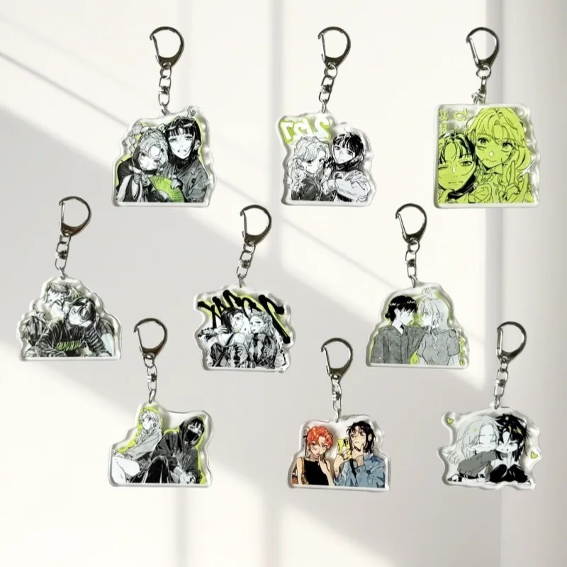 พวงกุญแจอนิเมะ The Guy She Was สนใจ Wasnt A Guy 6 ซม. Mitsuki Megumu Narit อะคริลิค Kimi no Ki ni Na