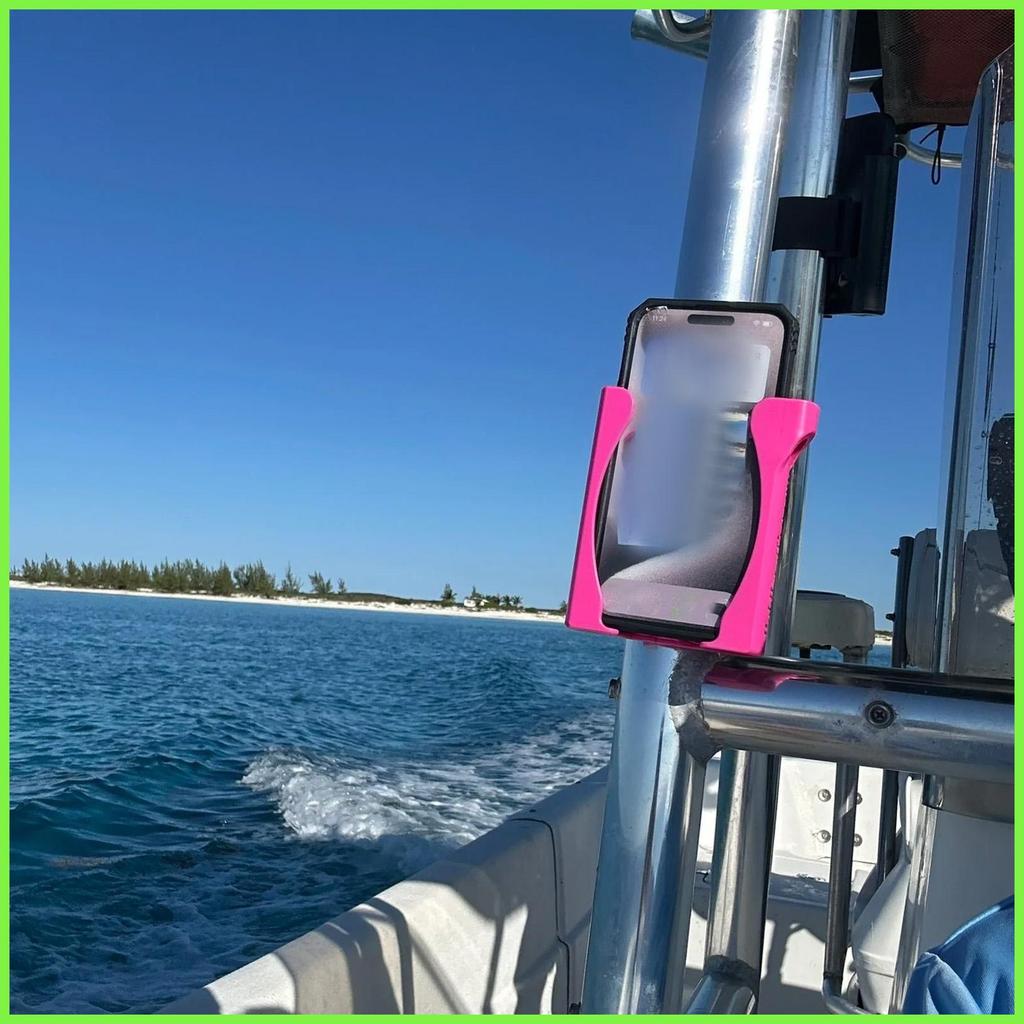 เรือผู้ถือโทรศัพท์ Mount สําหรับโทรศัพท์มือถือ Marine ลื่นเรือโทรศัพท์มือถือสําหรับ Kayak Golf Cart 