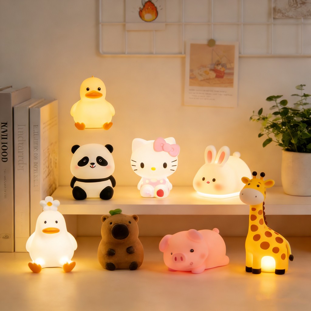 โคมไฟกลางคืนน่ารัก ไฟกลางคืน LED สำหรับเด็กนอนในห้องนอน