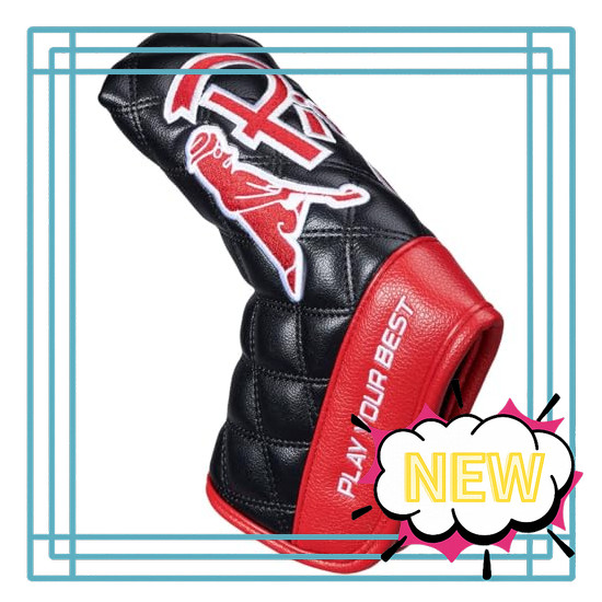 PING PING Head Cover MR.PING Quilted Putter Cover Yellow