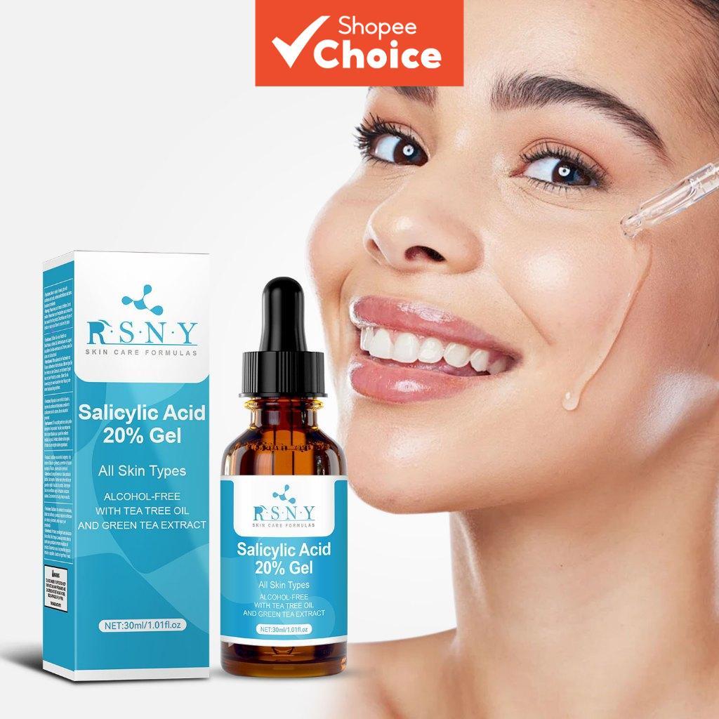 RSNY 20% Salicylic Acid Gel Pore Clearing Oil Control Blackhead Removal Smooth Skin Care