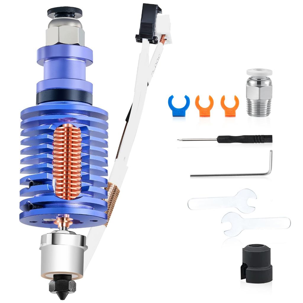 I3 Mega All-Metal Hotend เซรามิค: 12V 50W เซรามิคความร้อน Core สําหรับ Anycubic i3 Mega/S/X/Pro V5 J