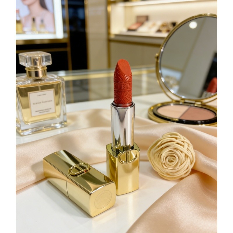 ((Mumus Shop) Dior Golden Tube Lipstick 3.5g!100/188/217/720/772/777/840/888/999 High-Fixing Texture