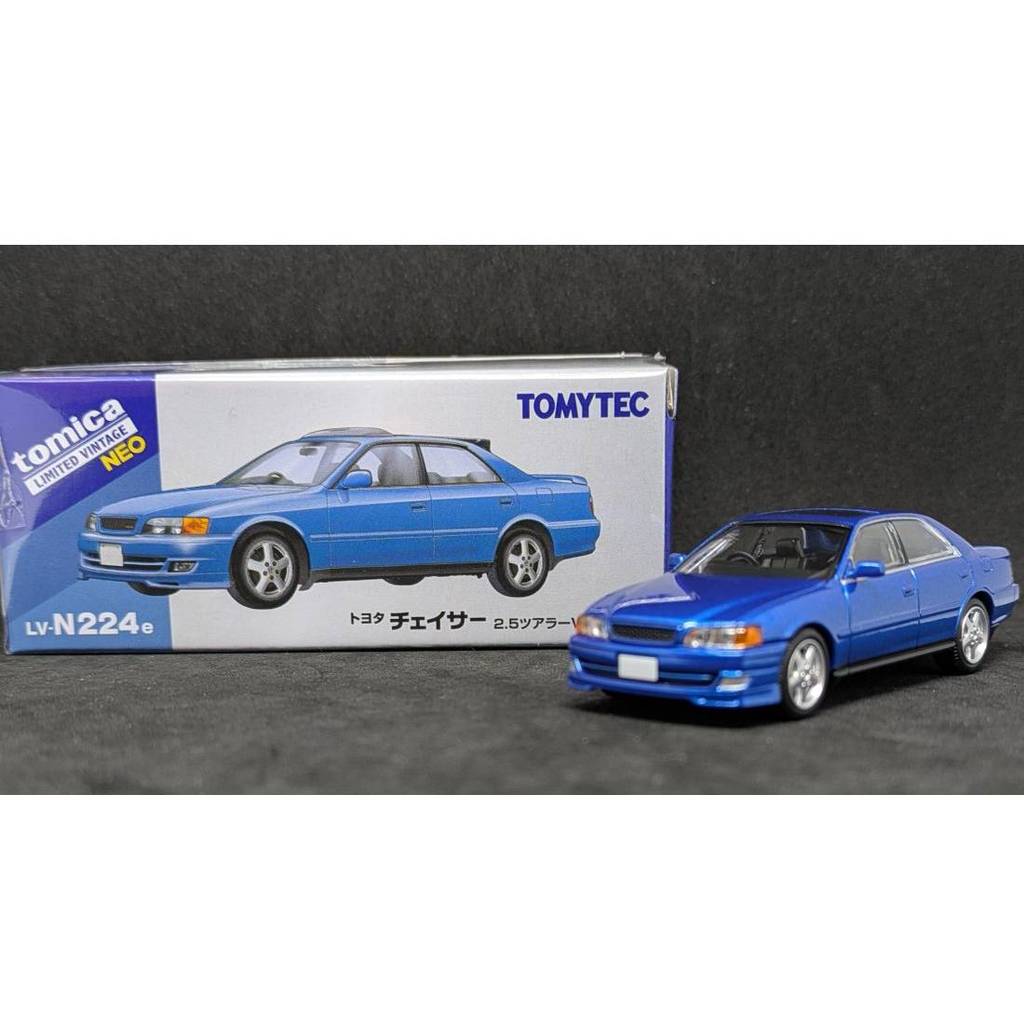 Tomytec LV-N224e Toyota Chaser 2.5 Tourer V (สีน้ําเงิน) โมเดลรถสีน้ําเงิน