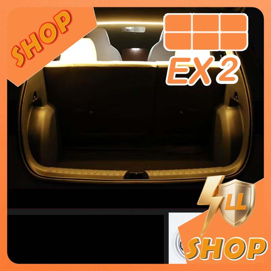 [READY]GEELY EX2 MAX EV Trunk ambient lighting Body kit geely ex2 pro Car decoration accessories KR6