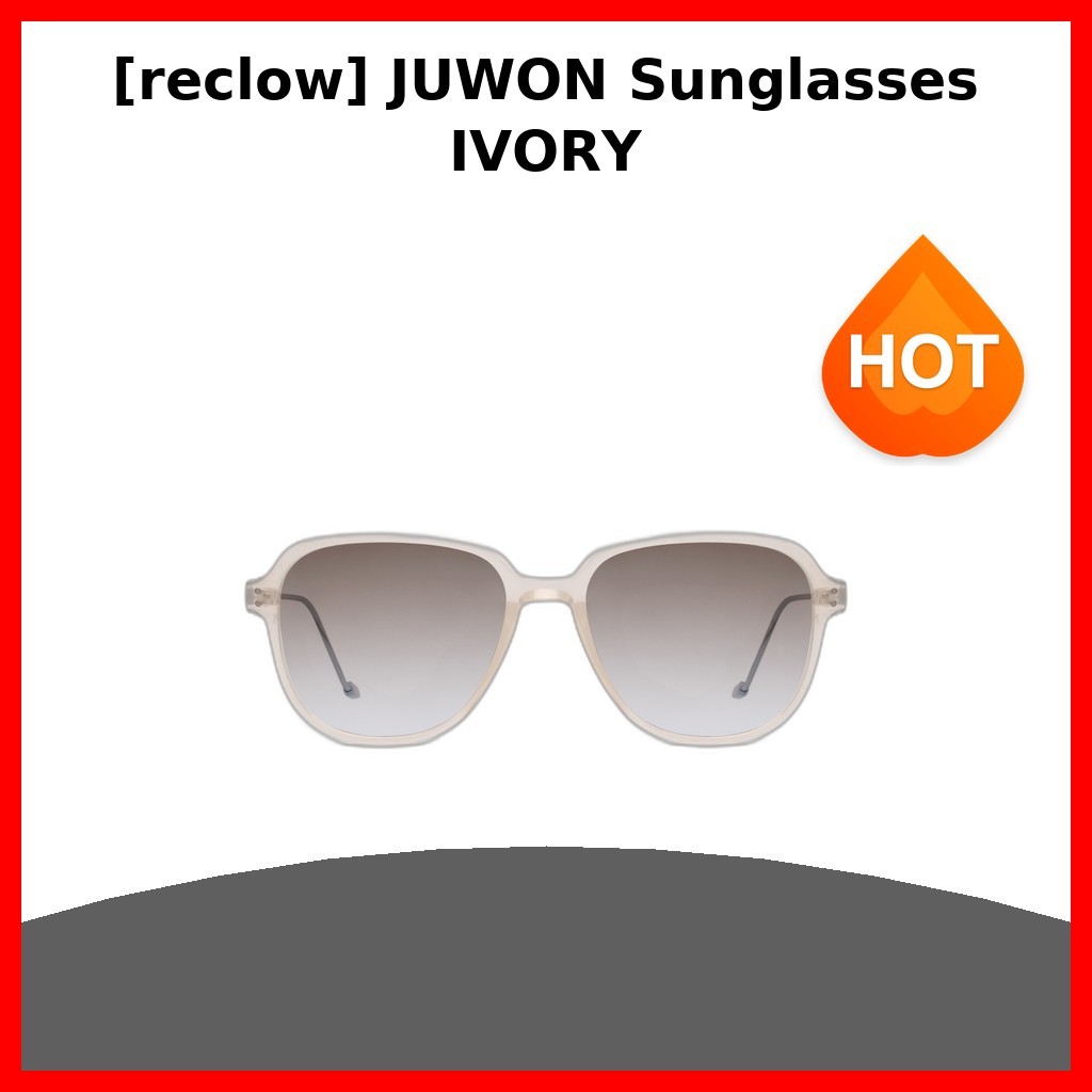 แว่นกันแดด JUWON IVORY กรอบโอเวอร์ไซส์ สไตล์เกาหลี ของแท้