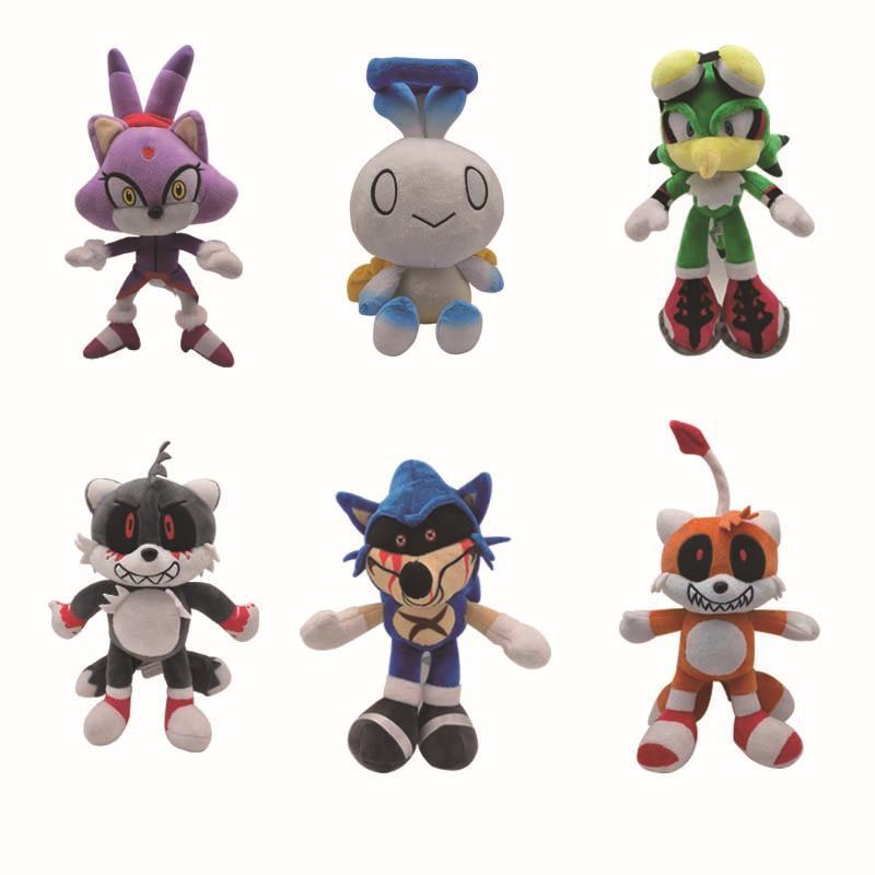 ภาพยนตร์อะนิเมะ Sonic The Hedgehog Sonic Super Sonic ตุ๊กตาตุ๊กตาของเล่นตุ๊กตา