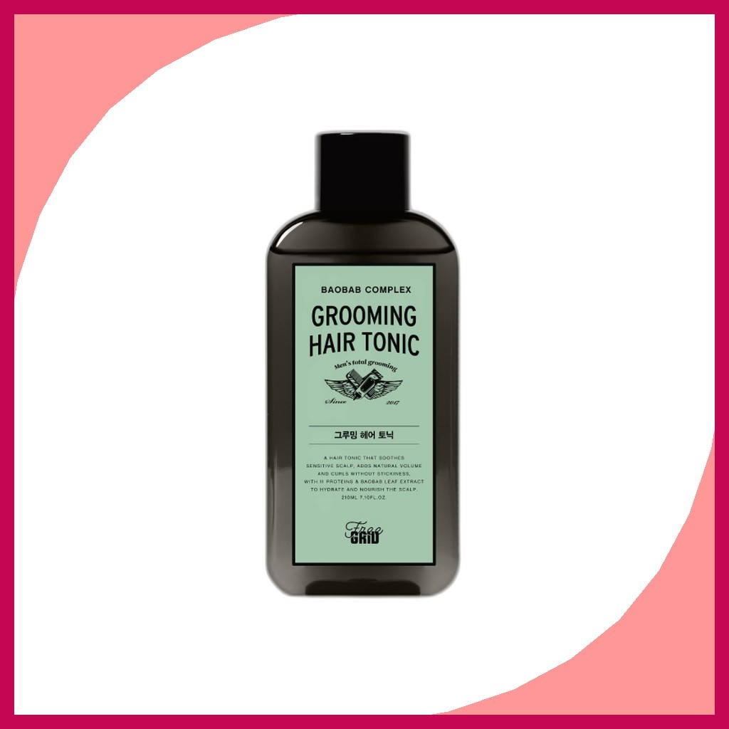 [daiso] Free Grid Grooming Hair Tonic, 210ml, 1pc / Korean Hair Tonic / Volume & Texture / ของแท้ 10