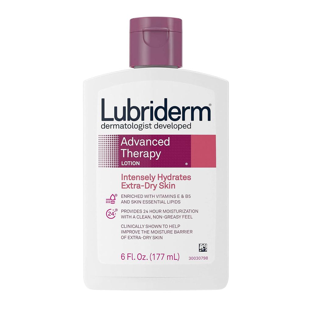Lubricderm Advanced Therapy Moisturizing Lotion with Vitamins E และ B5 Deep Hydration for Extra Dry 