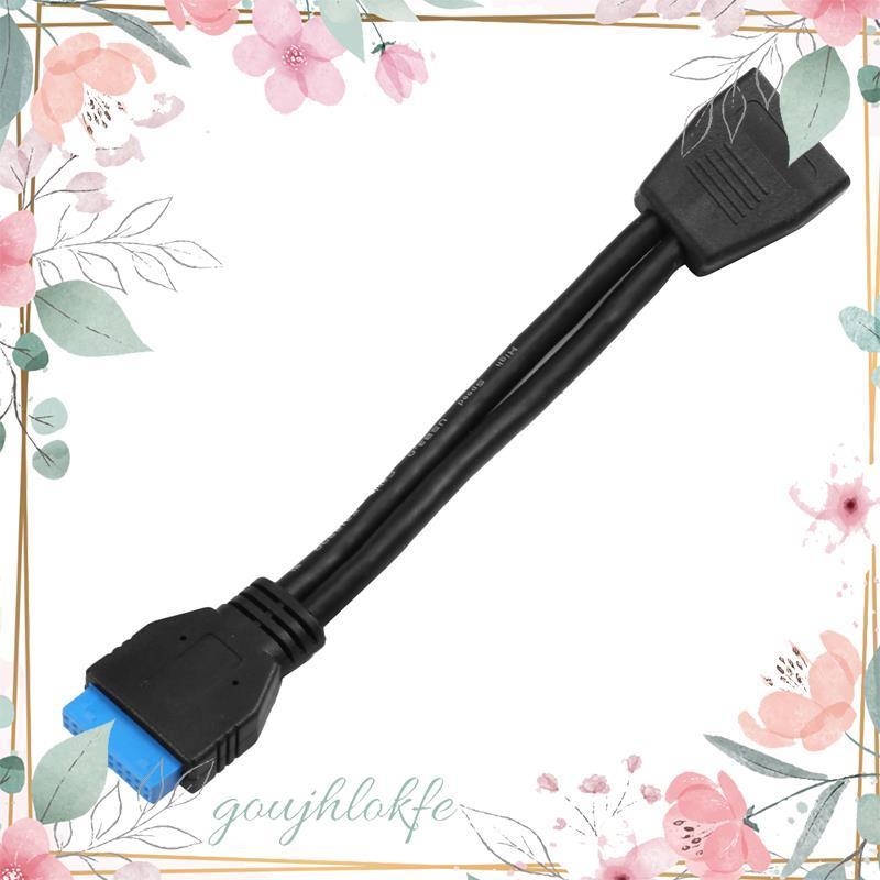 USB3.0 19PIN ชายหญิงสาย USB3.0 19PIN สายเมนบอร์ด USB 3.0 19PIN to USB 3.0 19PIN สาย goujhlokfe.th