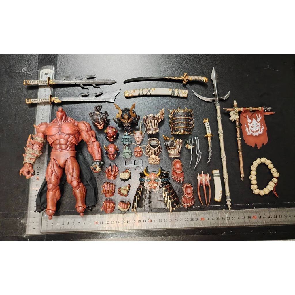 Spiritual Robot Ghost Orc Ghost Shura Repair Face Accessories Red Soul Ghost wf2025metytoyz