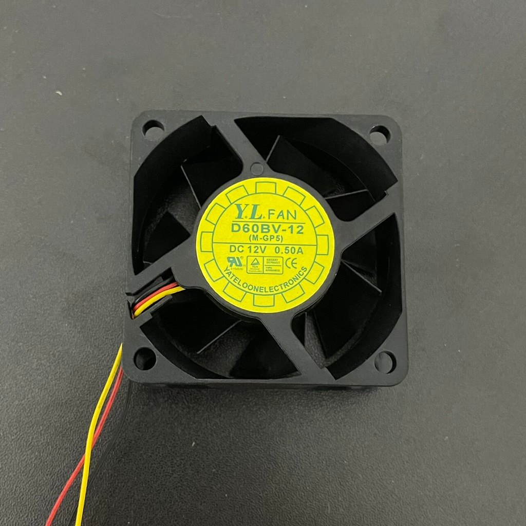 [หม้อน้ําขายร้อน] พัดลม YL D60BV-12 DC 12V 0.50A 60x60x25mm 6cm พัดลมระบายความร้อน PWM
