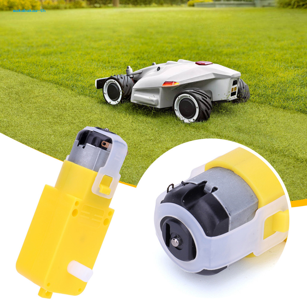 [makabakaa] Compact Gear Motor Dual Shaft Gear Motor เพลาคู่แรงบิดสูง Tt Gear Motor 3v-12v สําหรับ D