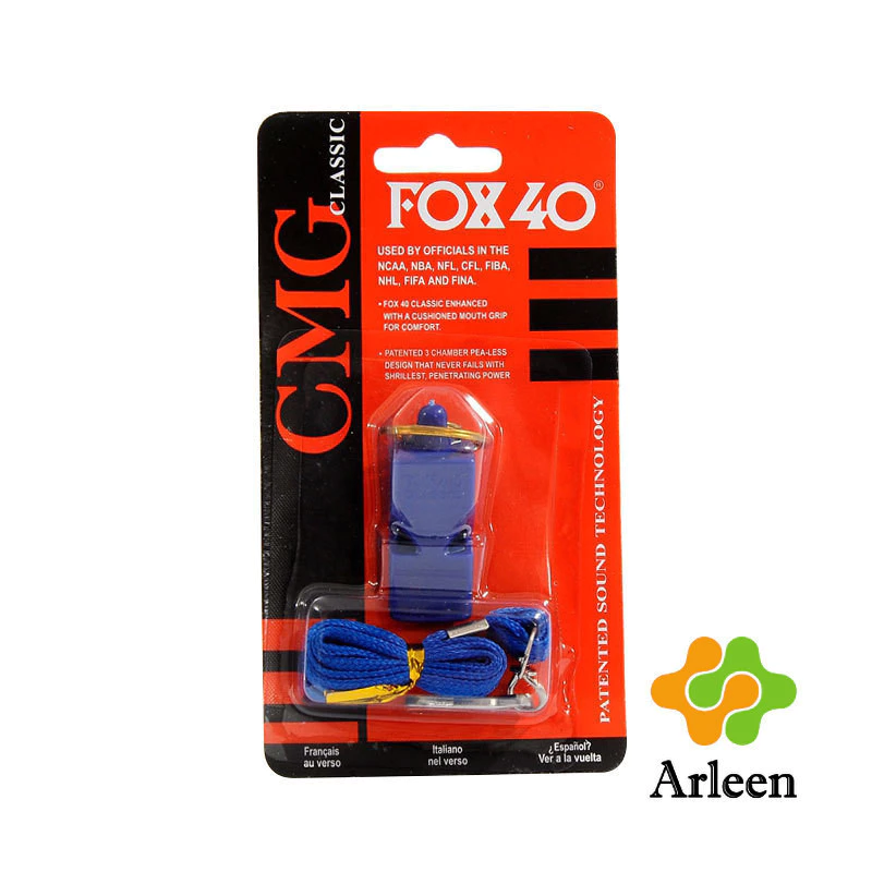 นกหวีด FOX 40 พร้อมเชือกคล้องคอ สำหรับกีฬาและเหตุฉุกเฉิน thumbnail 9