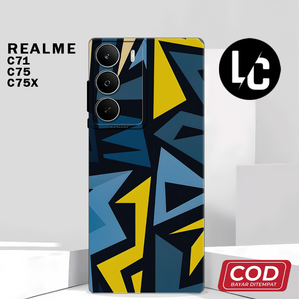 ( AF 44 ) ยืดหยุ่นยาง softcase สําหรับ REALME C71 C75X C75 ล่าสุดอะนิเมะ motif ปลอก l บทคัดย่อ l น่า