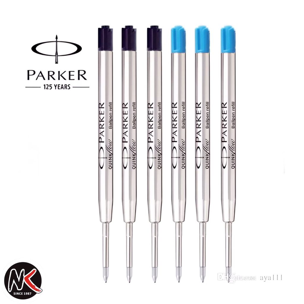 PARKER Medium 1.0mm Black/Blue Pen Refill/ Parker Pen Refill