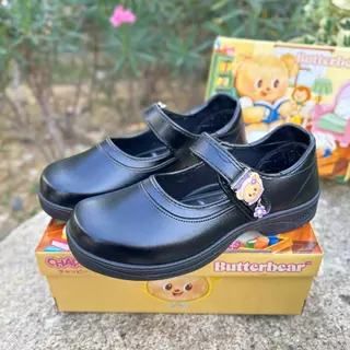 CHAPPYรองเท้านักเรียนหญิง CPS-BB1-2 น้องหมีเนย ButterBear รุ่นใหม่ล่าสุด SIZE 25-42 ลิขสิทธิ์แท้