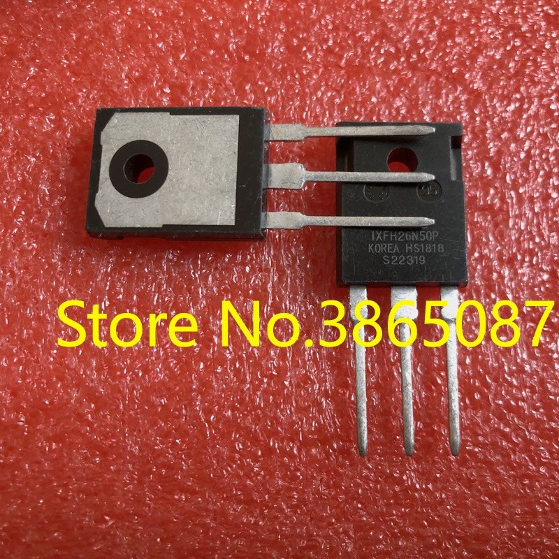 IXFH26N50P TO-247AD TO-247 OR FP26N50 26A 500V N-CHANEL SI POWER MOSFET ทรานซิสเตอร์ MOSFET หลอด 10 