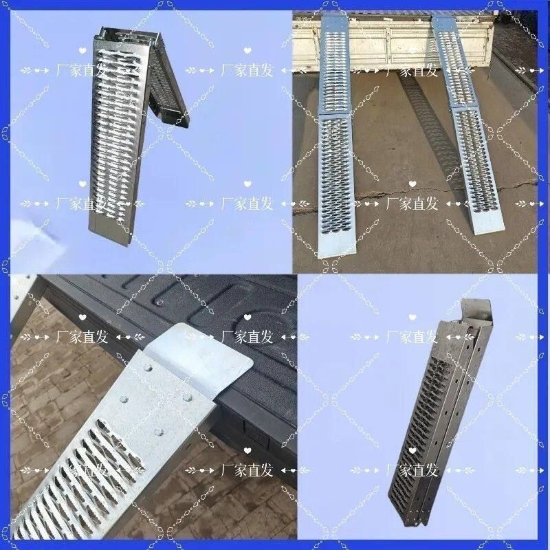 [ที่ดีที่สุด ] รถจักรยานยนต์บนรถ Ramp หนาพับรถยนต์ไฟฟ้า Step Ramp รถเข็น Anti-slip Barrier-free Ramp
