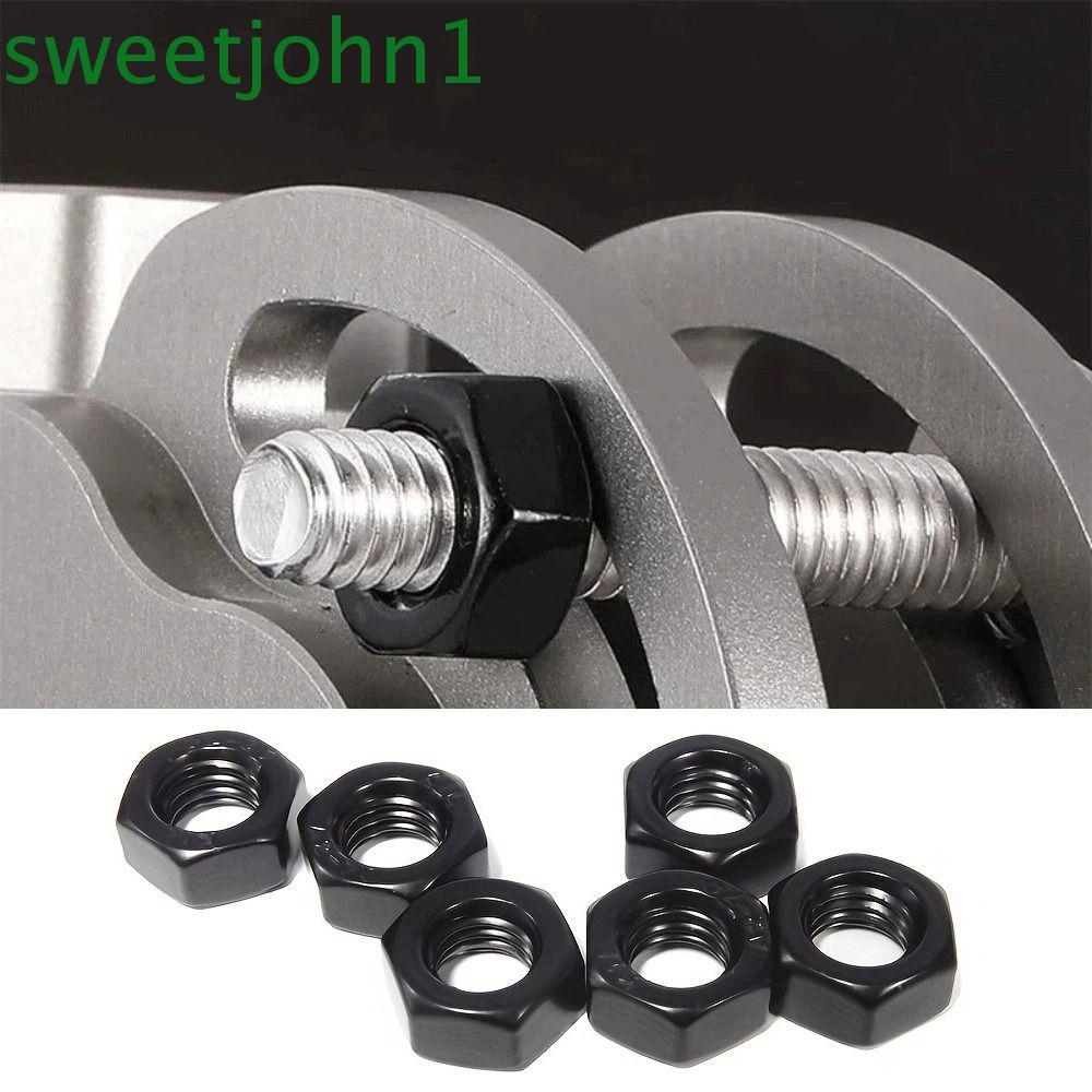 SWEETJOHN Hex Nuts Assortment Kit, Fastening M 3 M 4 M 5 M 6 M 8 M 10 Nylon Hex Nuts, คุณภาพสูงไนลอน