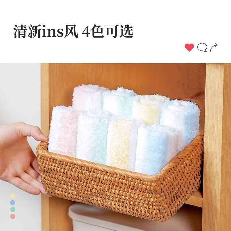 [คลังสินค้าพร้อม] Uchino Japan Infield Fresh Striped Square Towel Class A Soft Absorbent Face Towel 